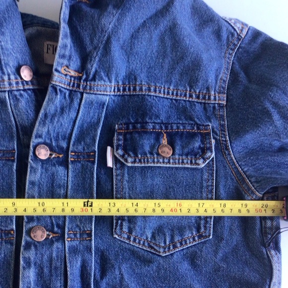 Fiorucci Berty denim jacket with angels iconic patch - Picture 6 of 16